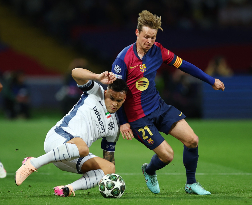 Hinh anh 1: Tran cau dinh cao Inter Milan vs Barcelona tai ban ket Champions League 2024